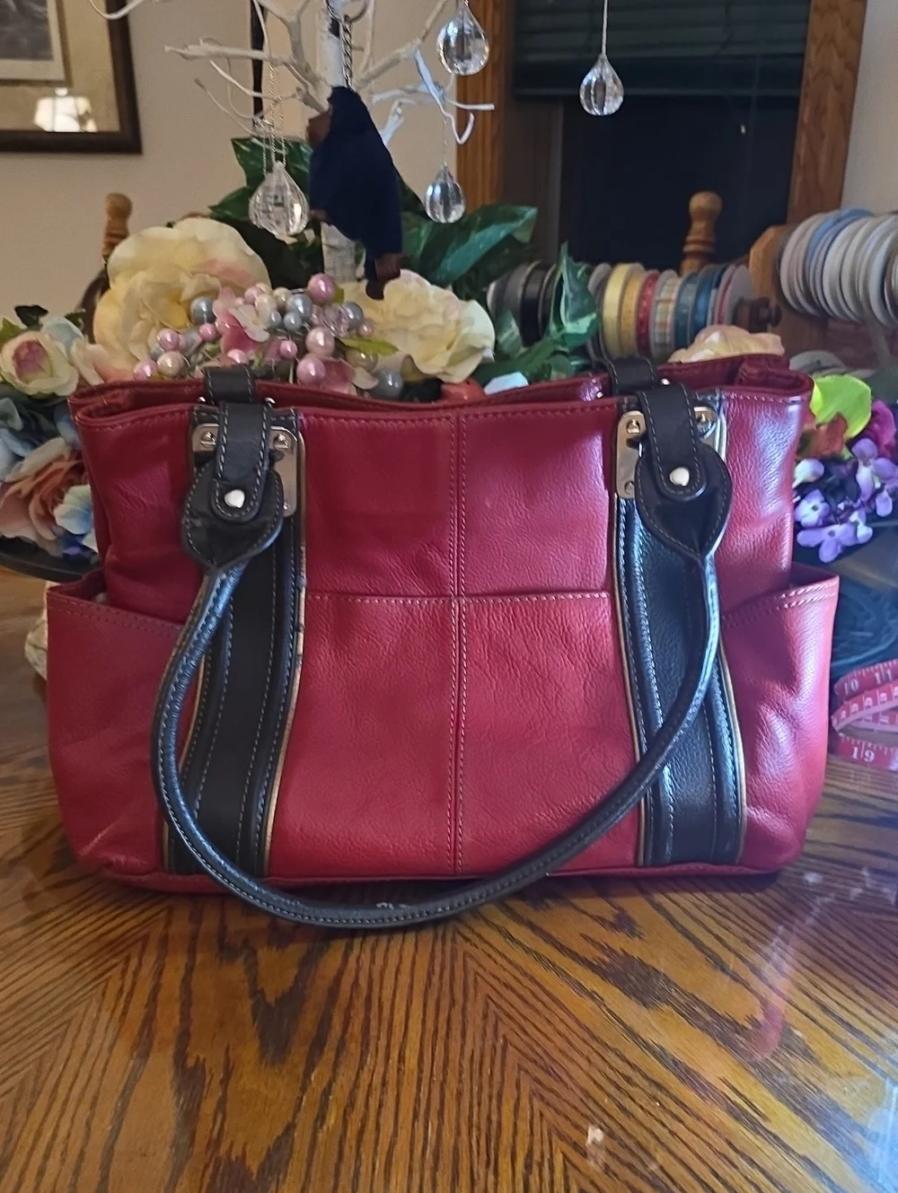 Tignanello Genuine Leather Shoulder Bag